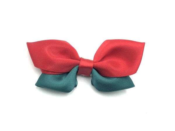 butterfly bow - red/hunter/red<br/>clearance (Christmas release 5)